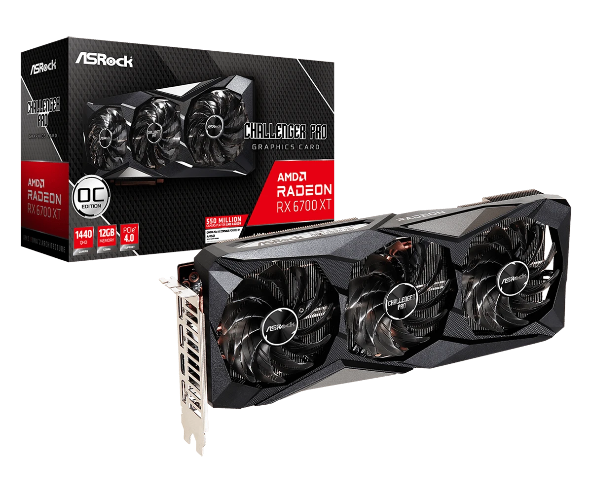 ASRock AMD Radeon RX 6700 XT Challenger Pro 12GB OC